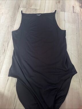 Old Navy Black High-Neck Sleeveless Bodysuit
